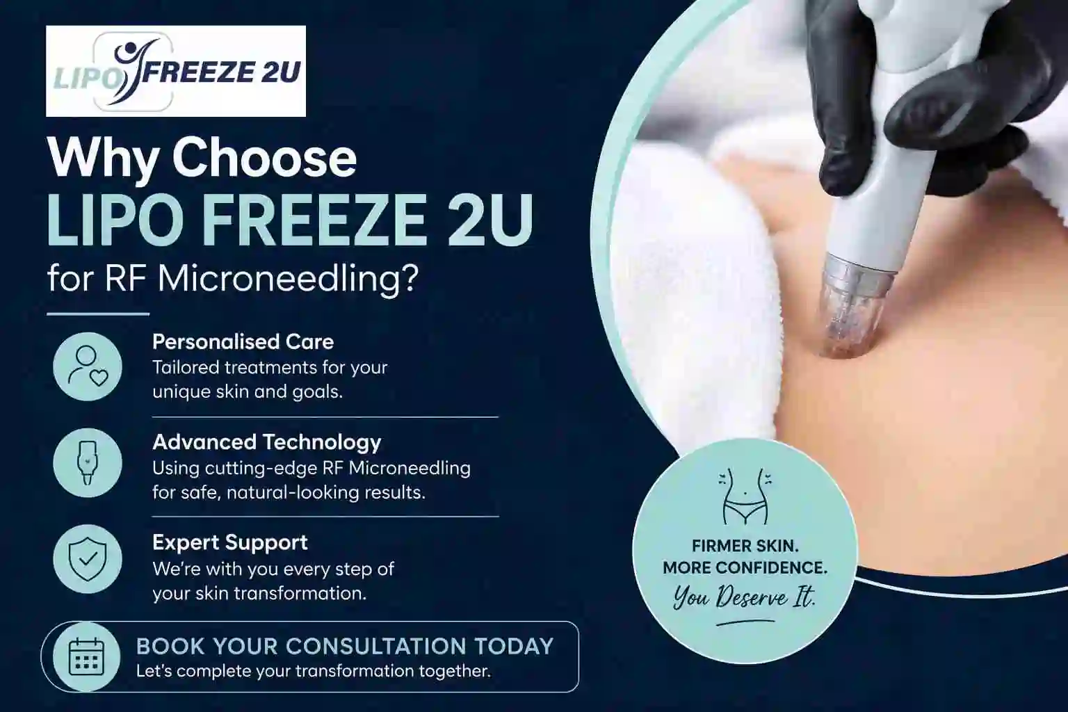 Why Choose LIPO FREEZE 2U for RF Microneedling Northwich?